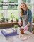 12-Piece Womens Gardening Tools Gift Set, Rust-Proof & Heavy-Duty Garden Tools with Durable Carrying Case, Fashionable & Thoughtful Gardening Gifts for Women&Men (Purple)